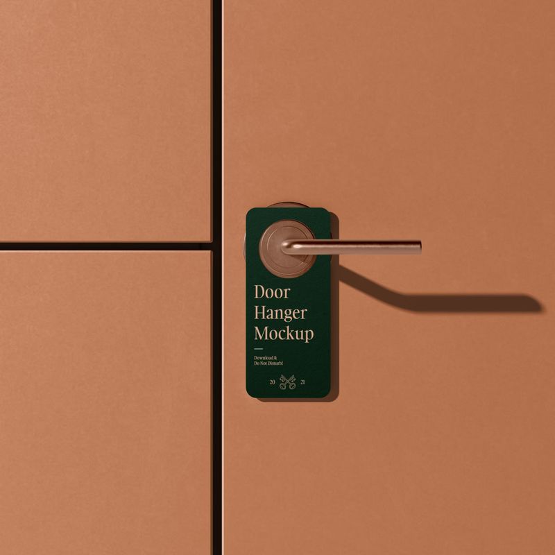 Door Hanger Mockup