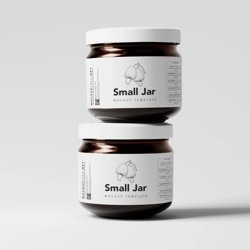 300ml Squat Jar Mockups 10
