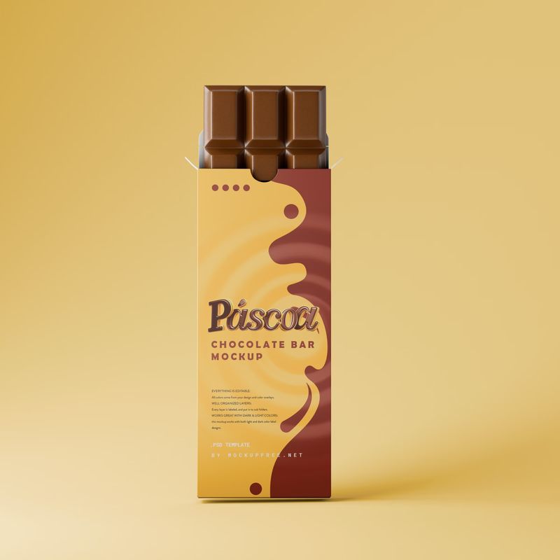 Chocolate Bar Mockup 5