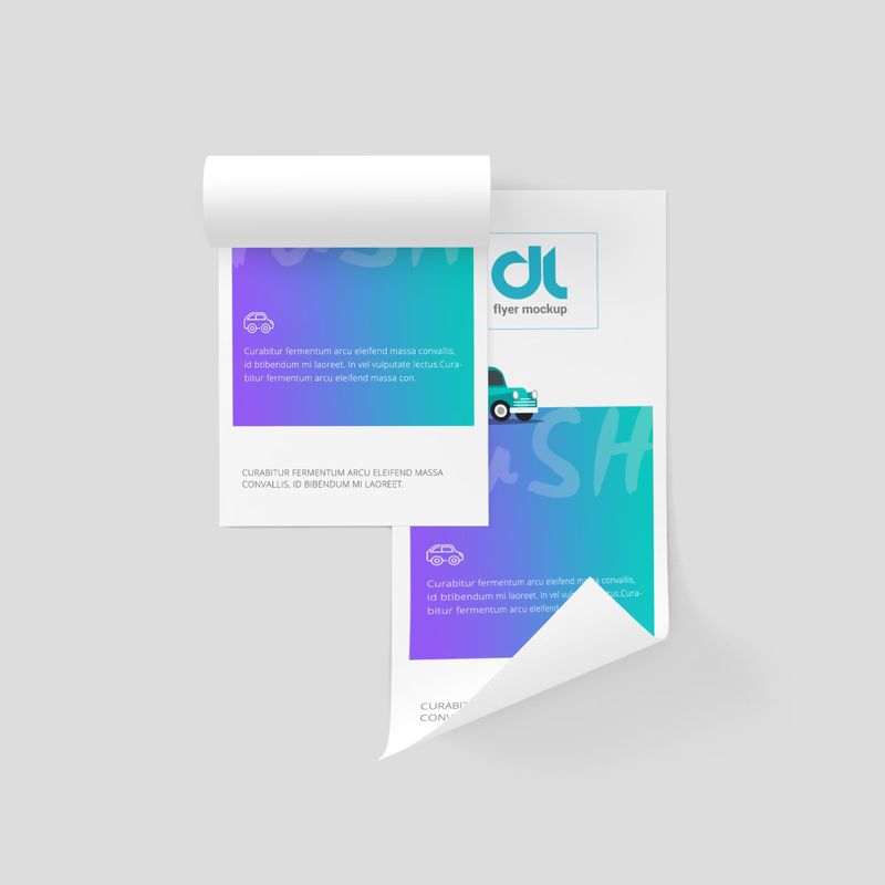 DL Flyer Mockup