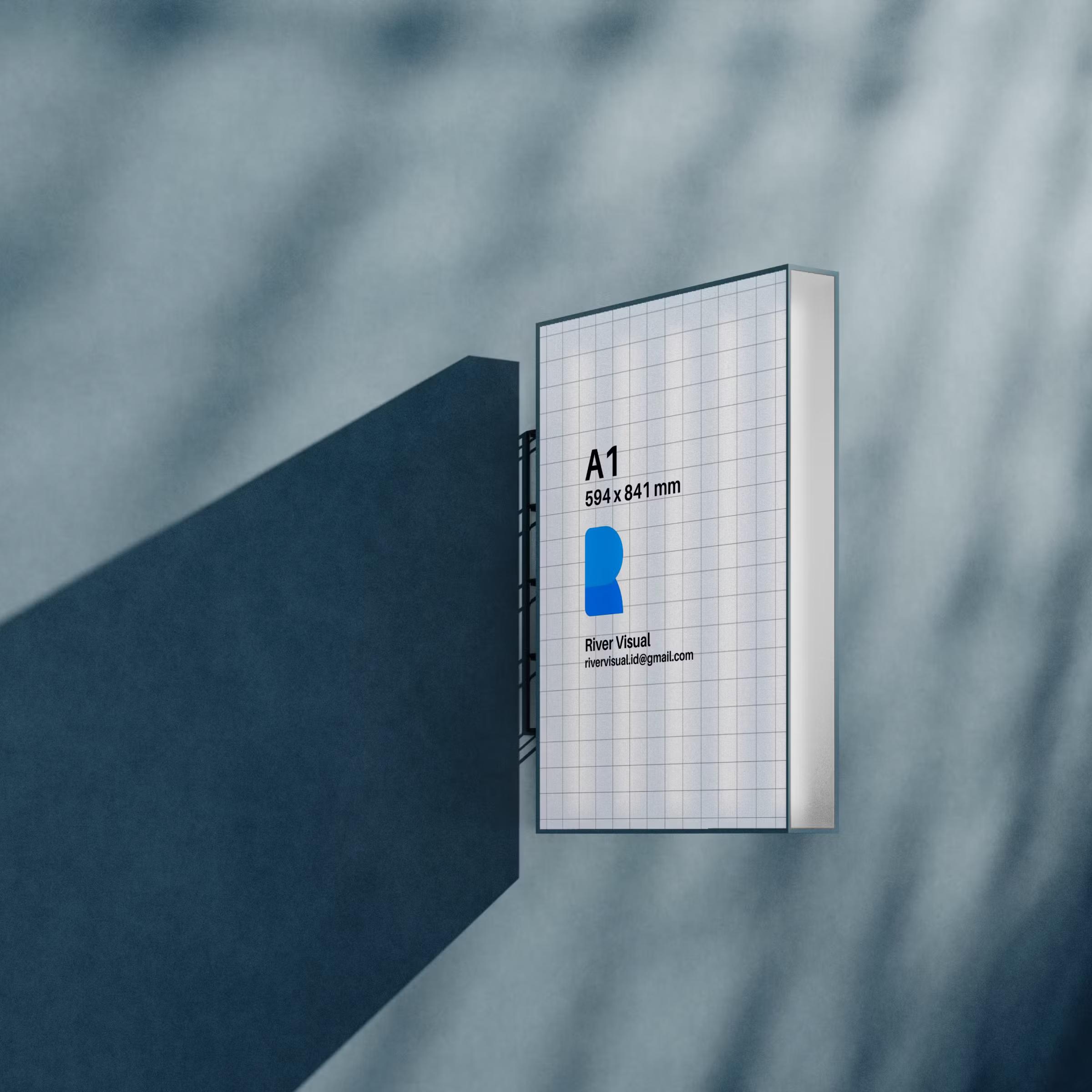 Rectangle Sign Mockup