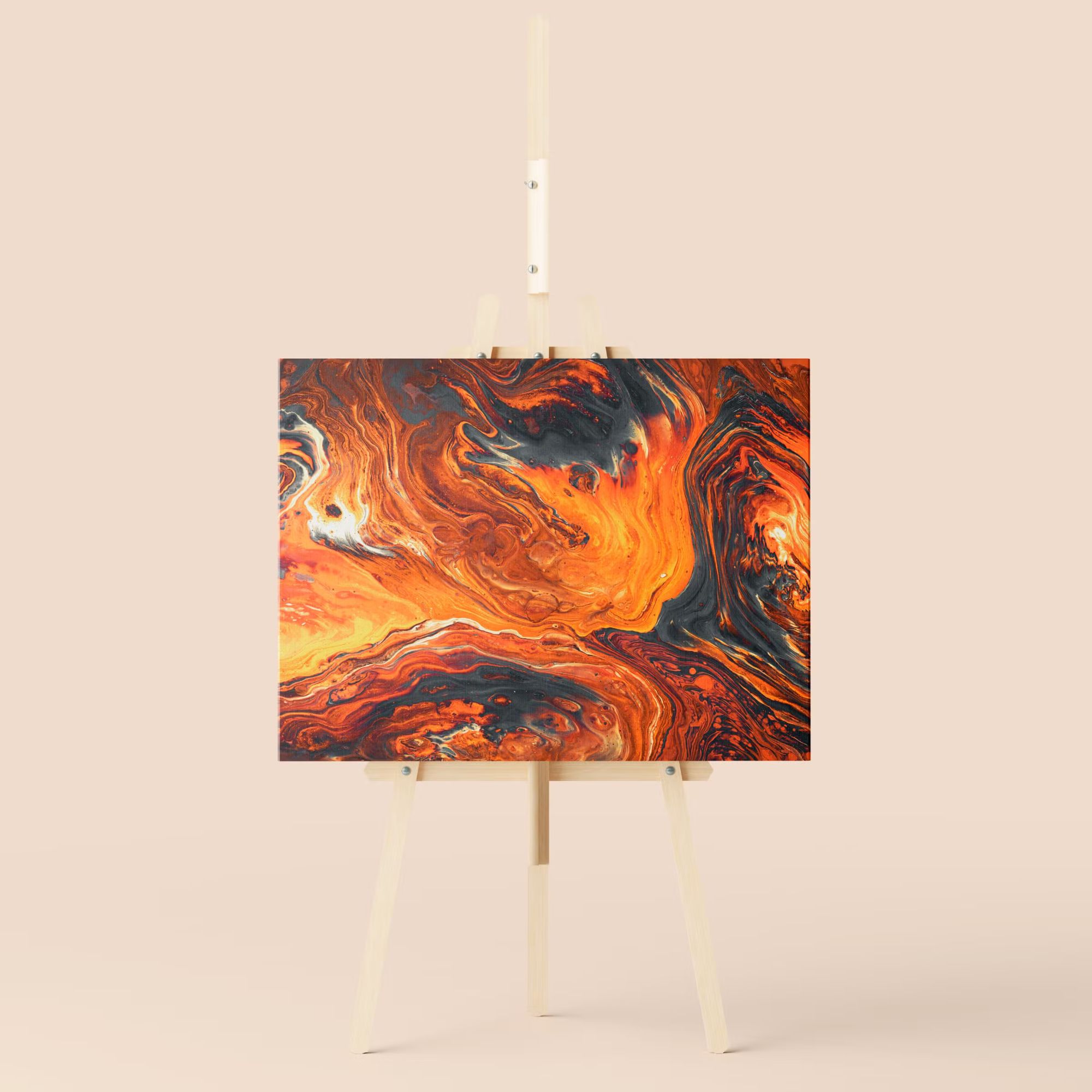 Easel and Canvas Mockup 4