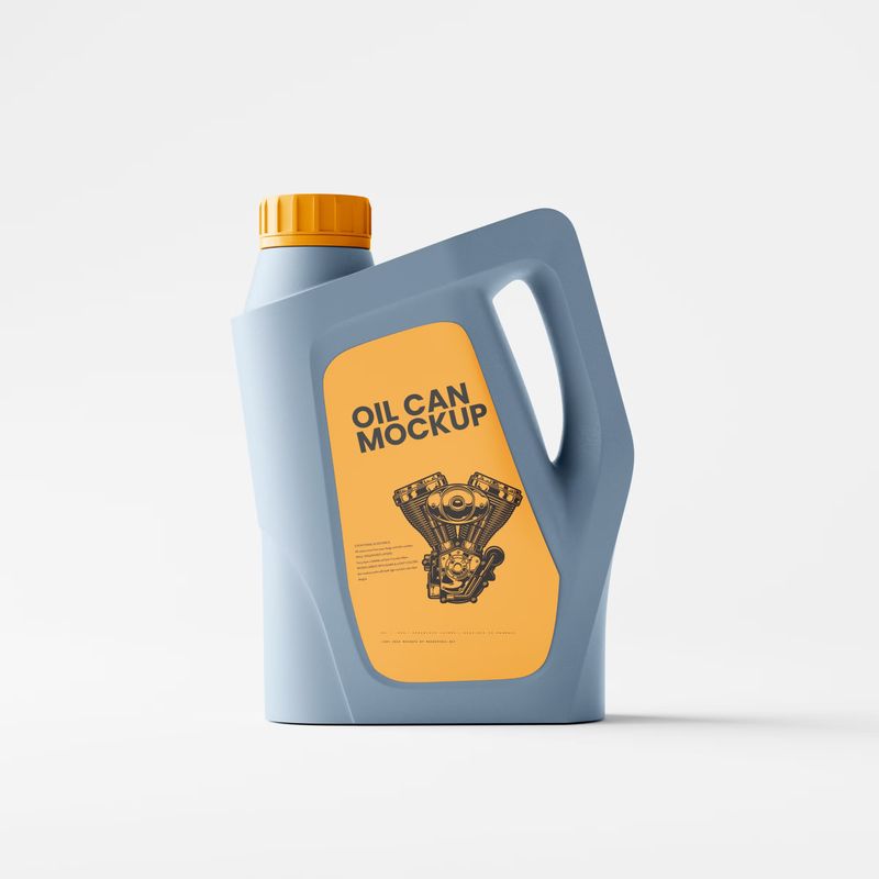 Engine Oil Can Mockup 2