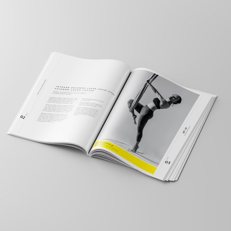 Open Magazine Mockup