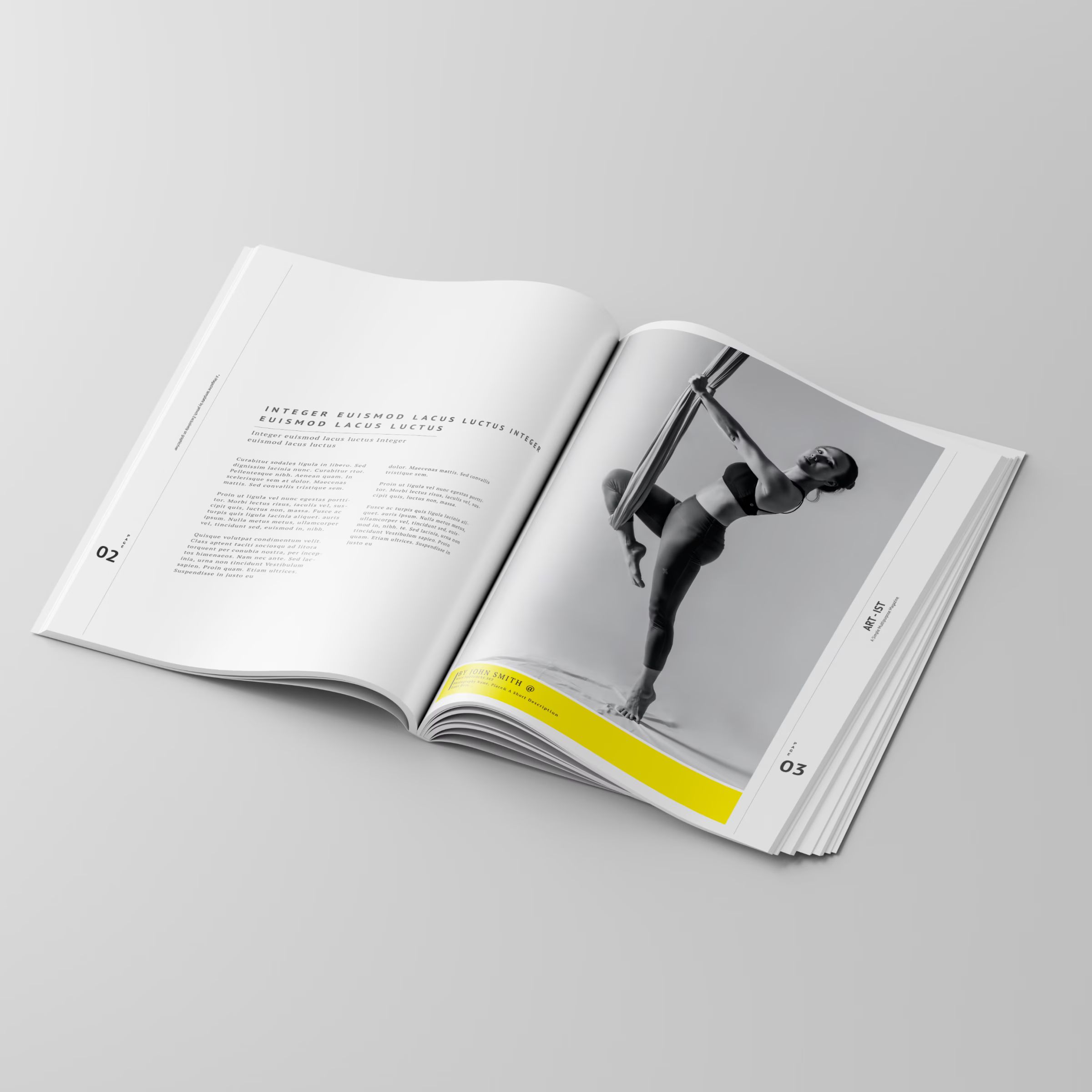 Open Magazine Mockup