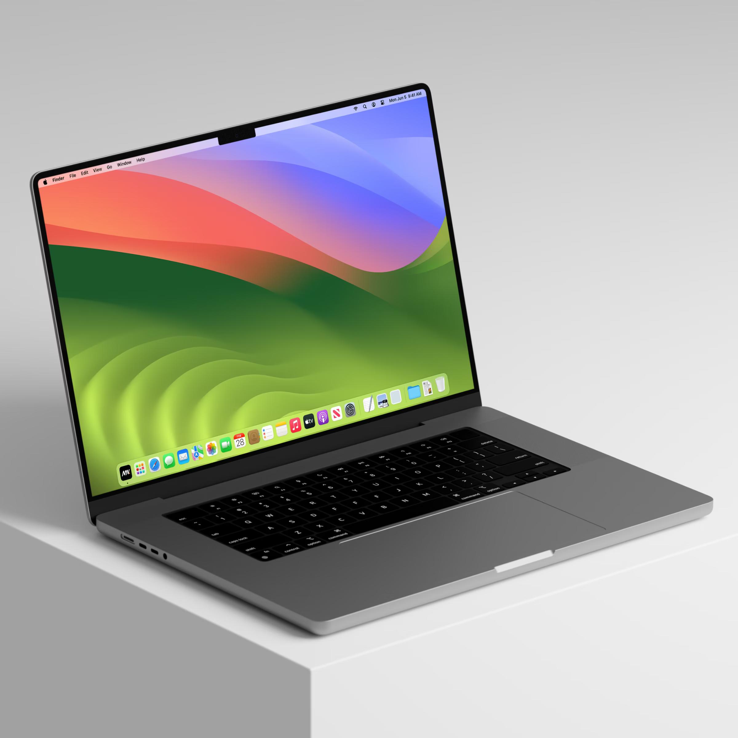 Minimal Macbook Pro Mockup 2