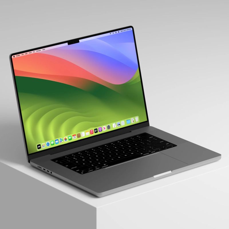 Minimal Macbook Pro Mockup 2