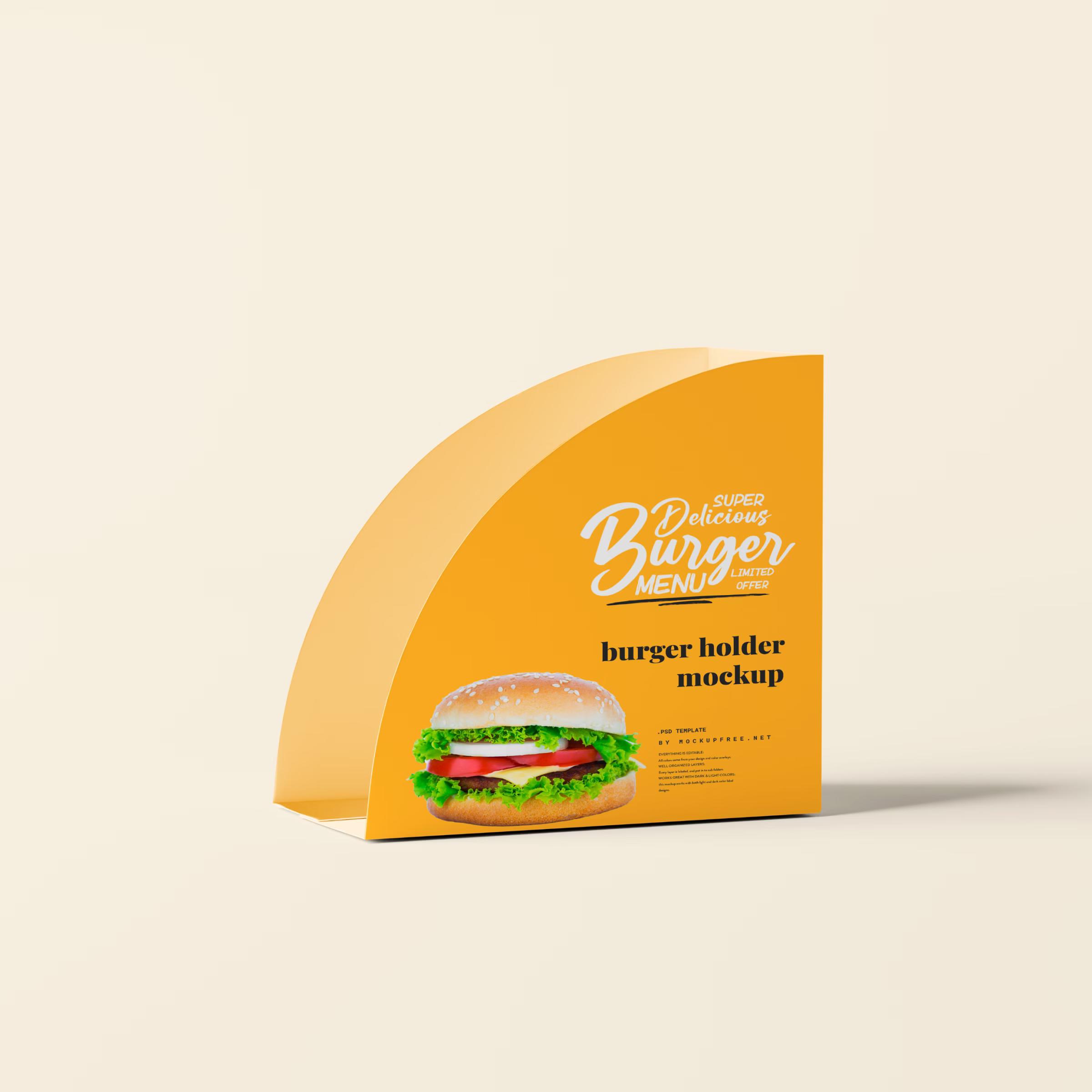 Burger Holder Mockups