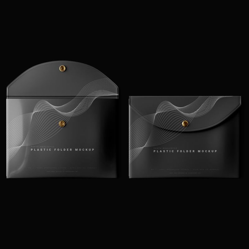 Plastic Folder Mockup 2