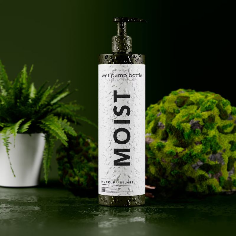 Wet Pump Bottle Mockups 3