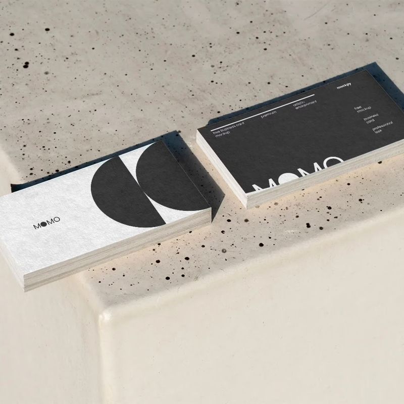 Free Business Card Mockup Mo.7