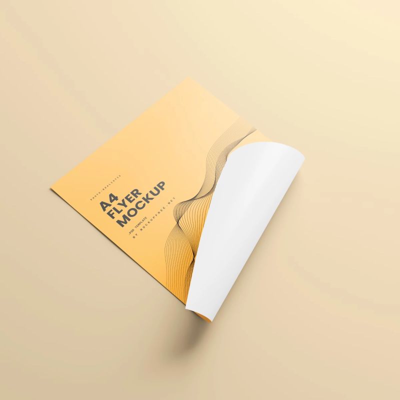A4 / A5 Flyer Mockups 4