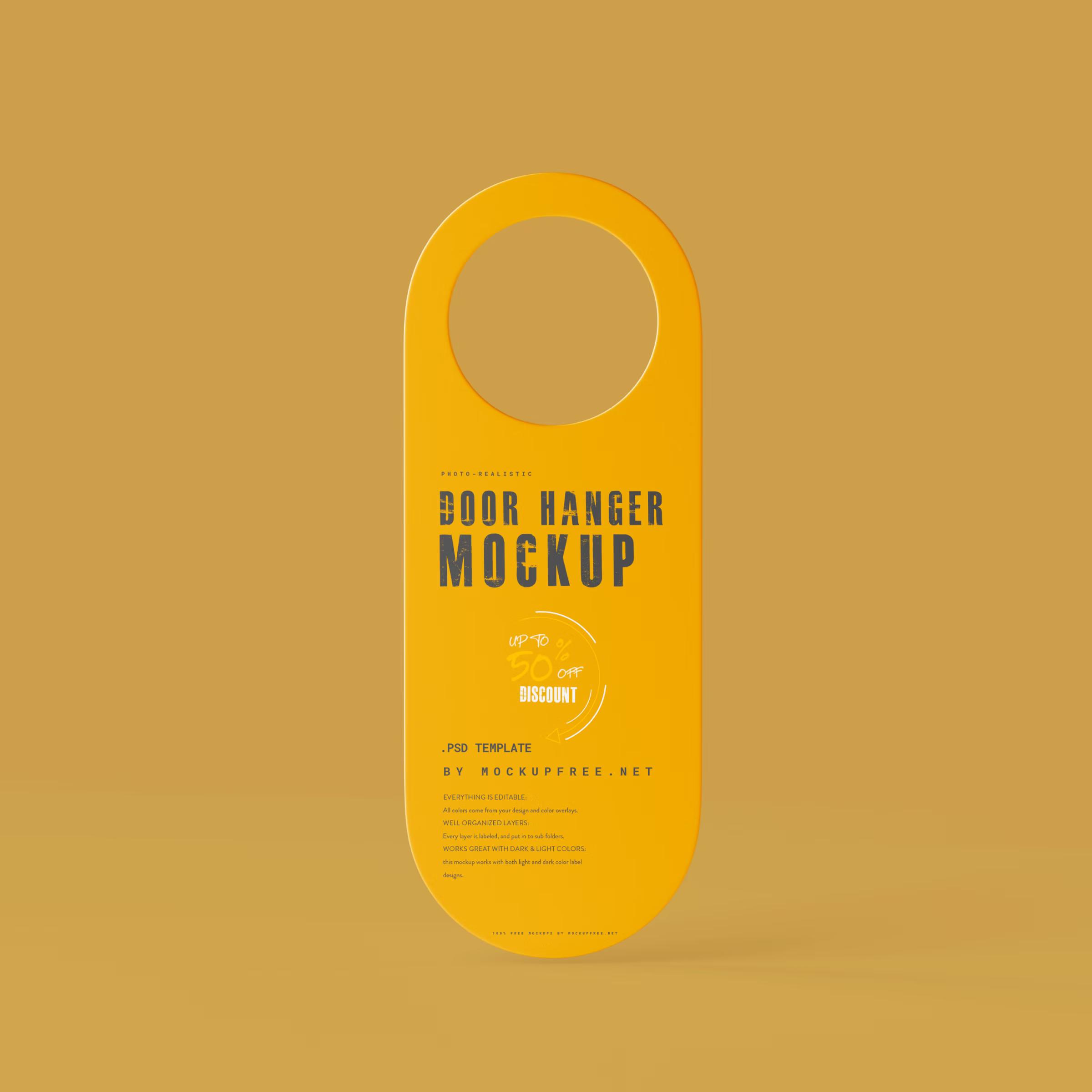 Door Hanger Mockup 2