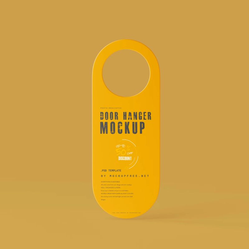 Door Hanger Mockup 2