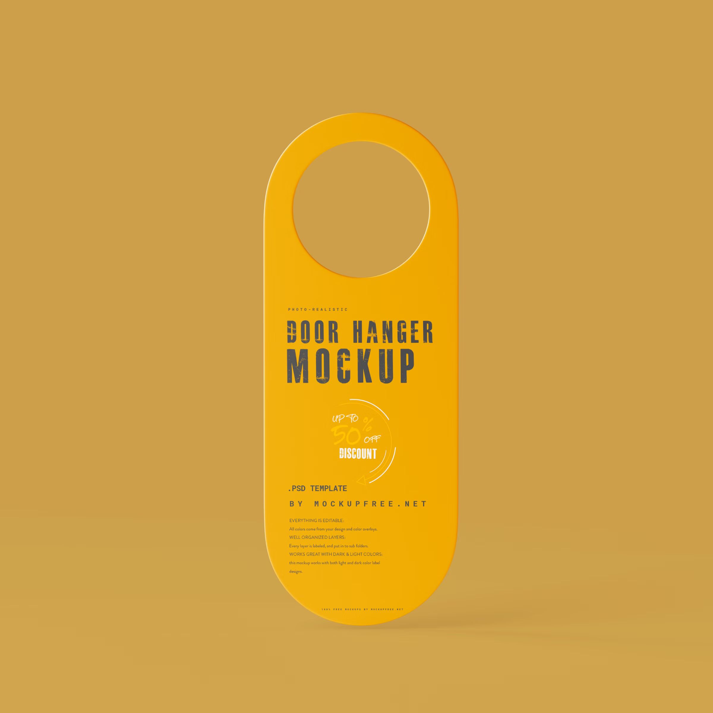 Door Hanger Mockup 2