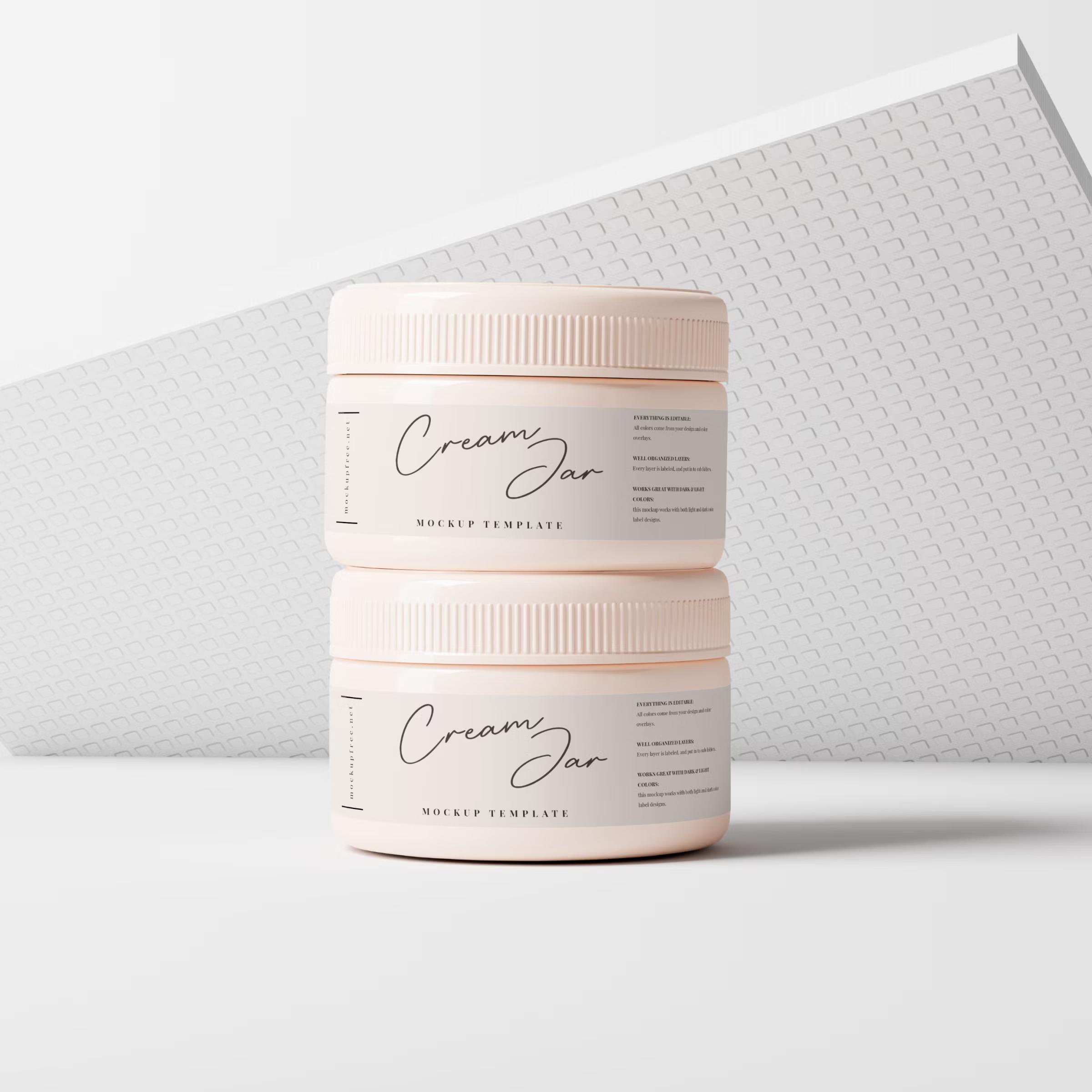 Plastic Jar Mockup 4
