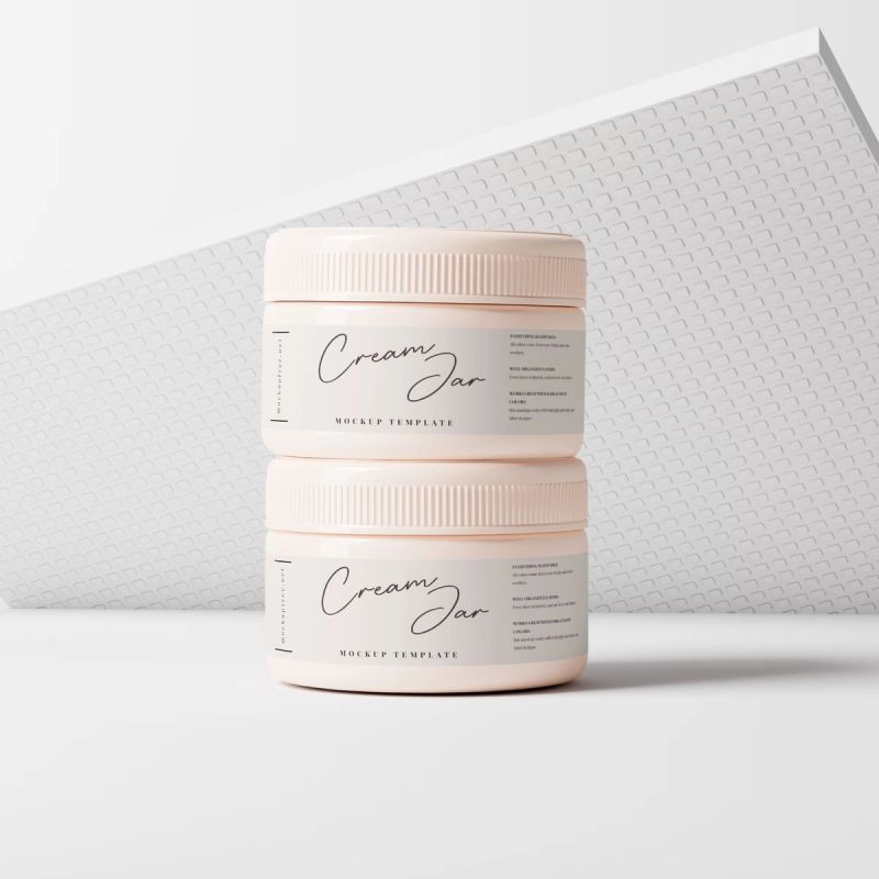 Plastic Jar Mockup 4