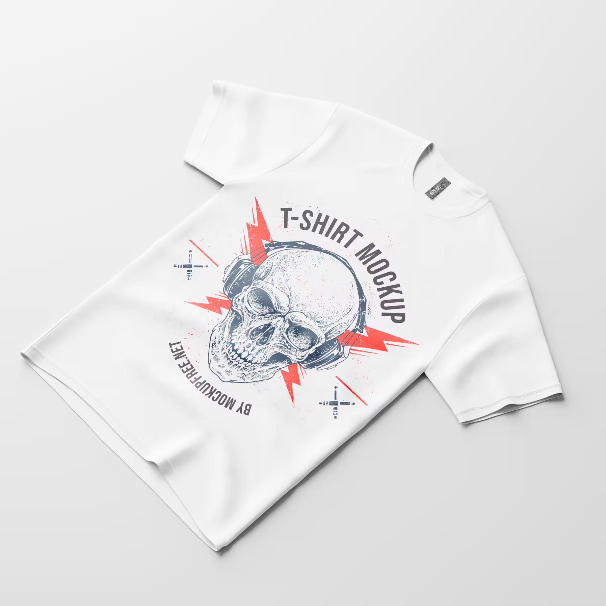 Collarless T-Shirt Mockup 2