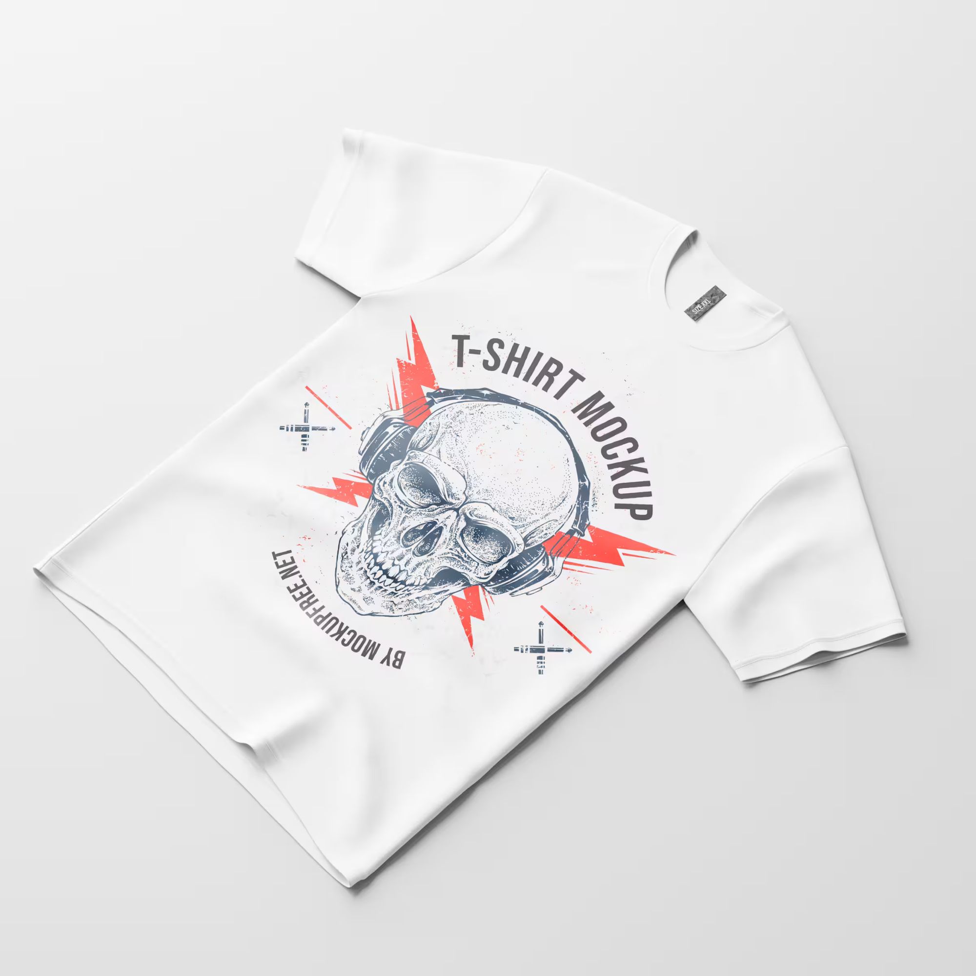 Collarless T-Shirt Mockup 2