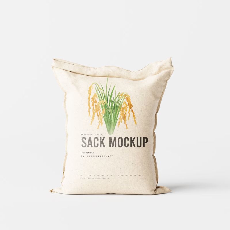 Rice or Food Sack Mockup