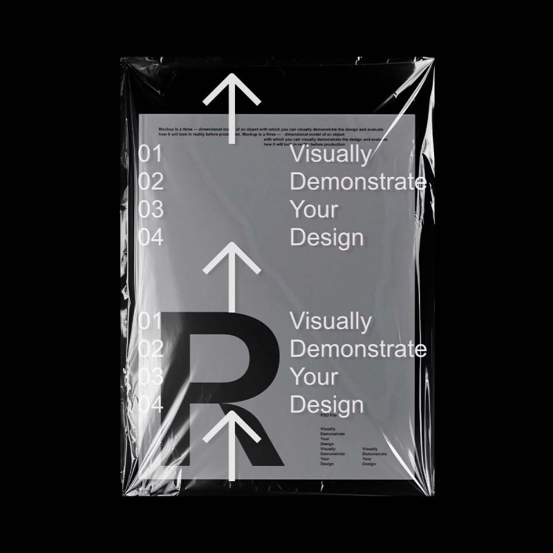 Wrapped Hardcover Book Mockup