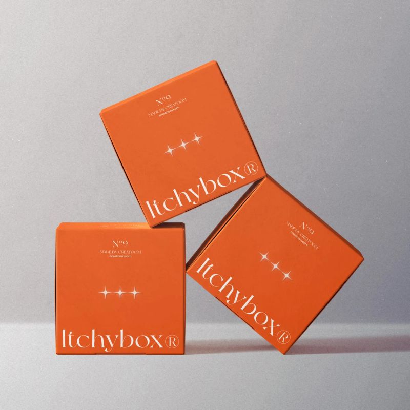 Free Scene With Three Box Mockups Front View