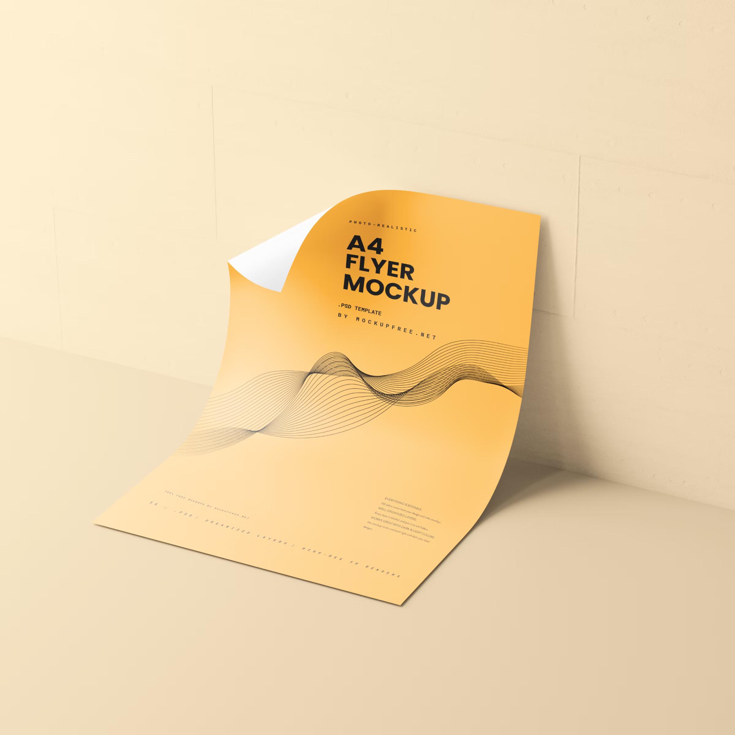 A4 / A5 Flyer Mockups 3