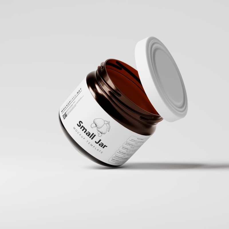 300ml Squat Jar Mockups 3
