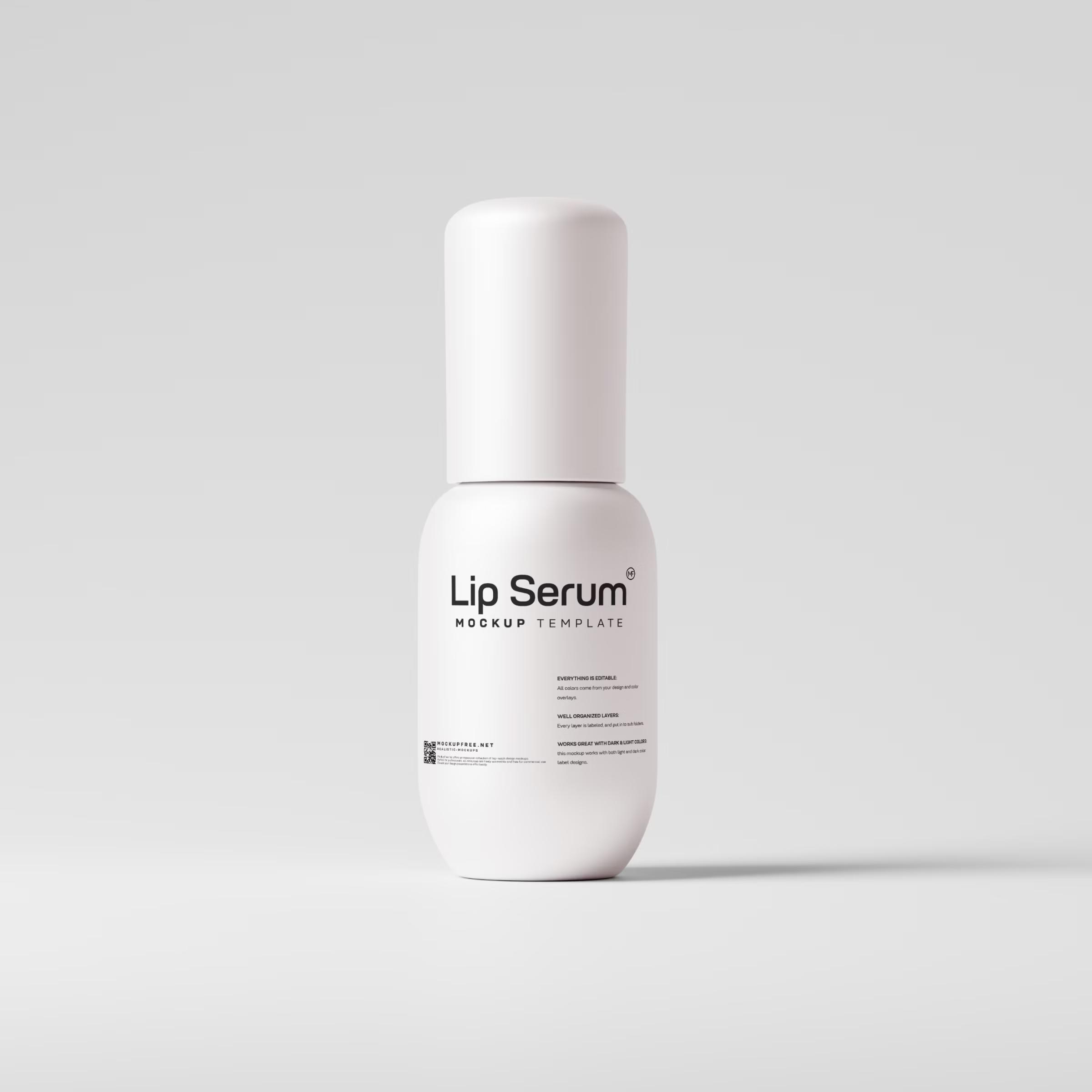 Lip Mask or Lip Serum Bottle Mockups 4