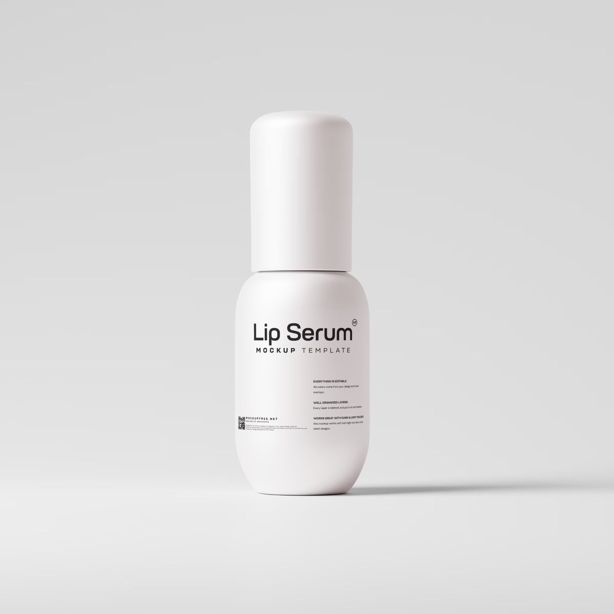 Lip Mask or Lip Serum Bottle Mockups 4