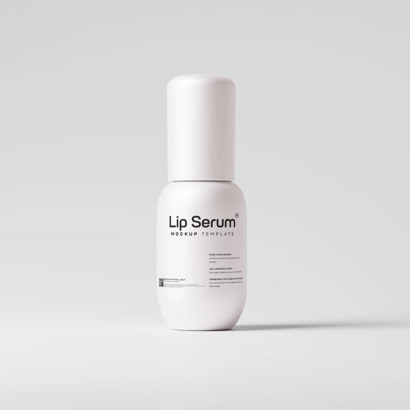 Lip Mask or Lip Serum Bottle Mockups 4