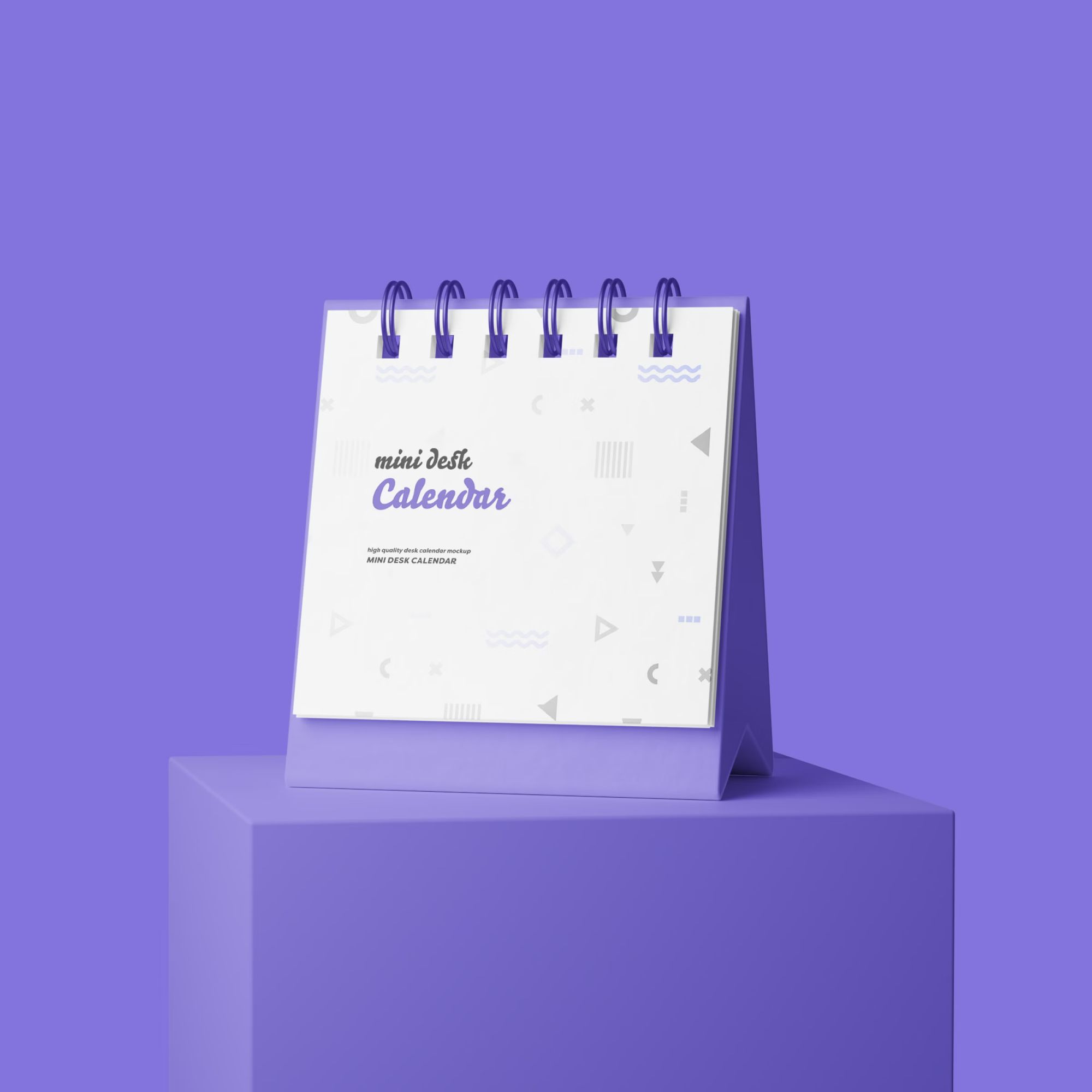 Mini Desk Calendar PSD Mockup 4