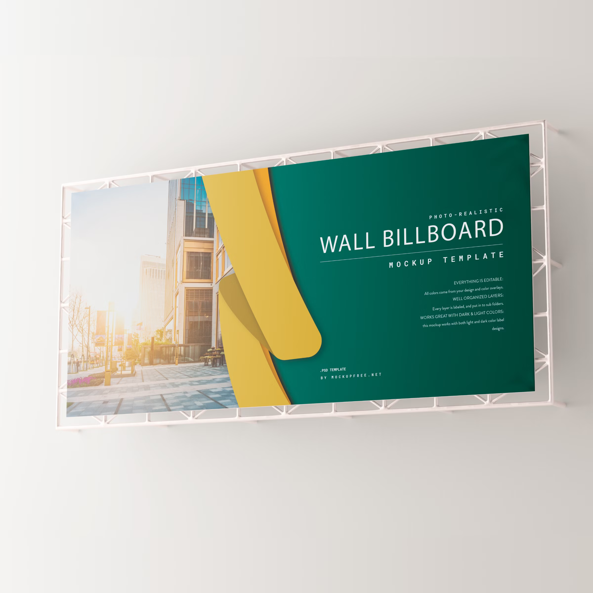 Wall Billboard Mockup 2