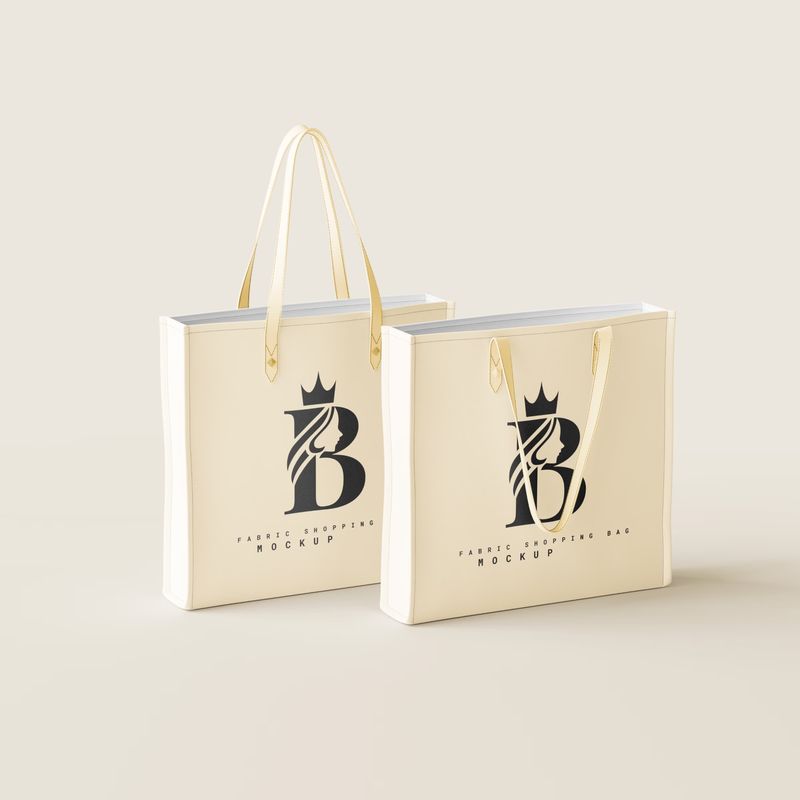 Fabric Shopping Bag Mockup