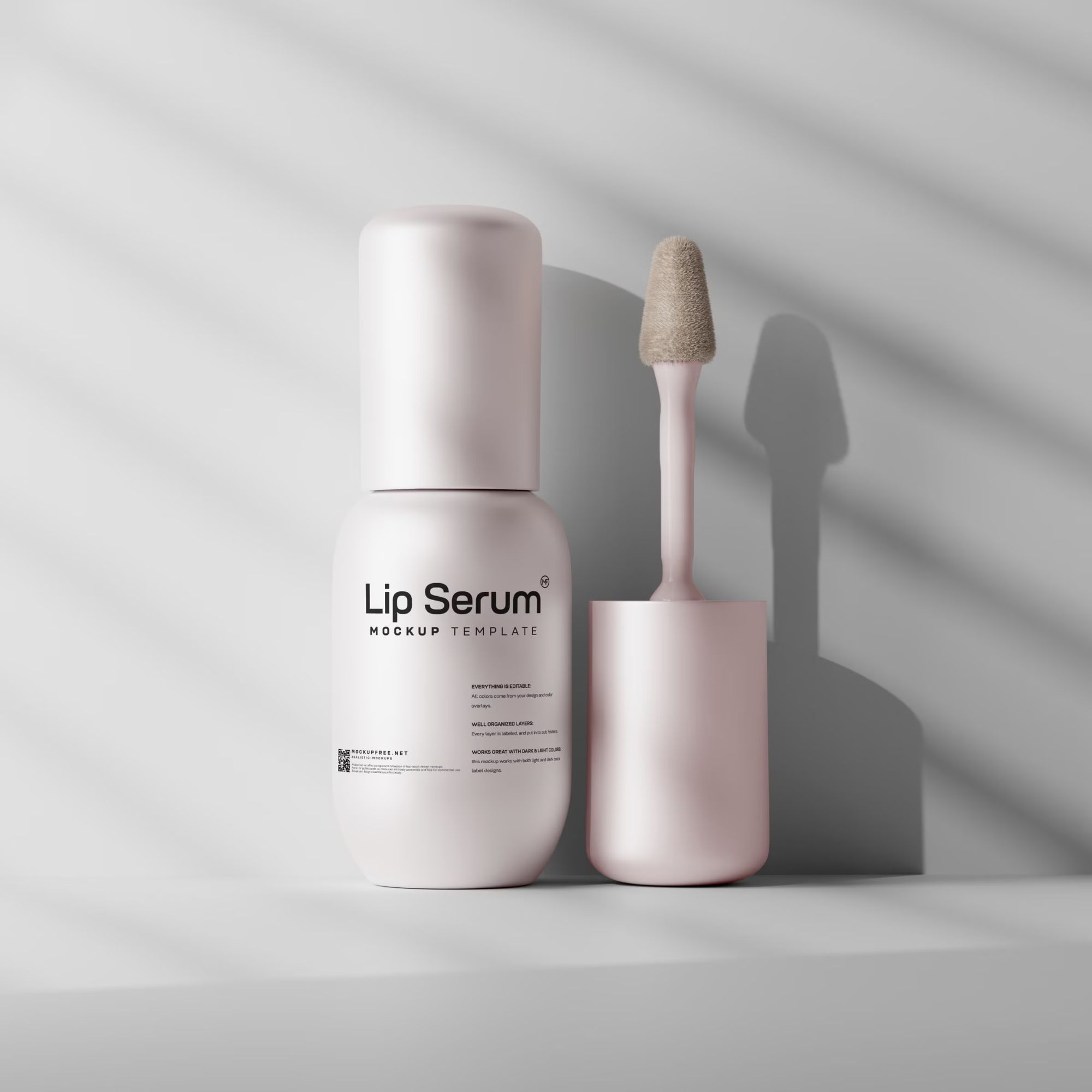 Lip Mask or Lip Serum Bottle Mockups 3
