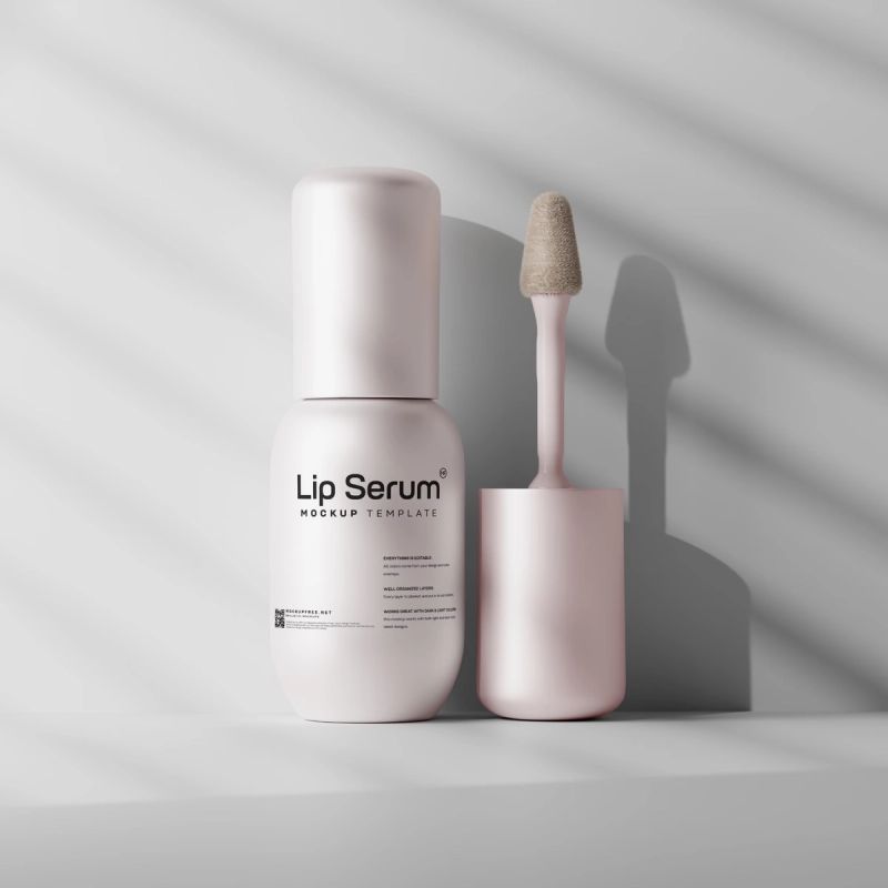 Lip Mask or Lip Serum Bottle Mockups 3