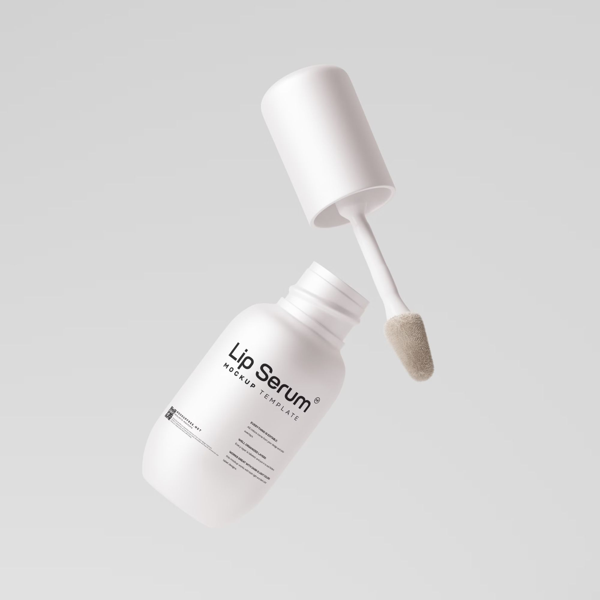 Lip Mask or Lip Serum Bottle Mockups 5