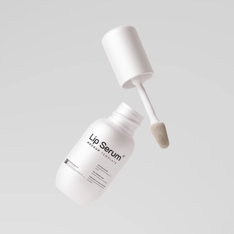 Lip Mask or Lip Serum Bottle Mockups 5