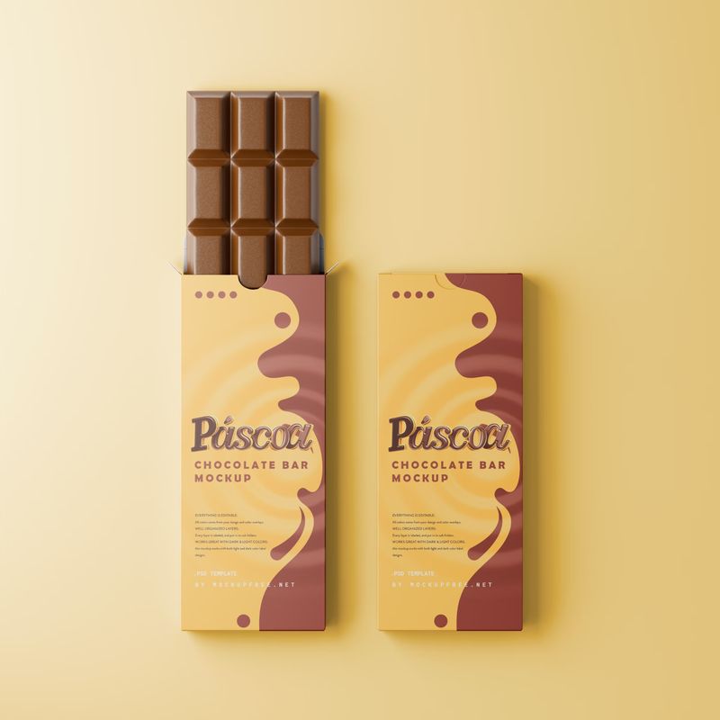 Chocolate Bar Mockup 3
