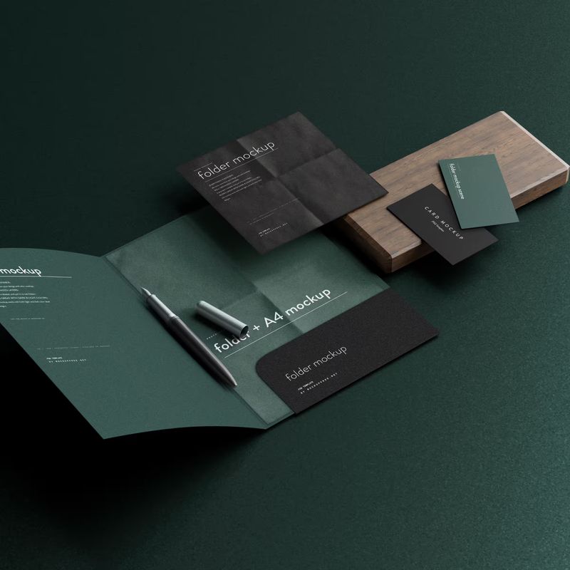 A4 size folder mock up 4