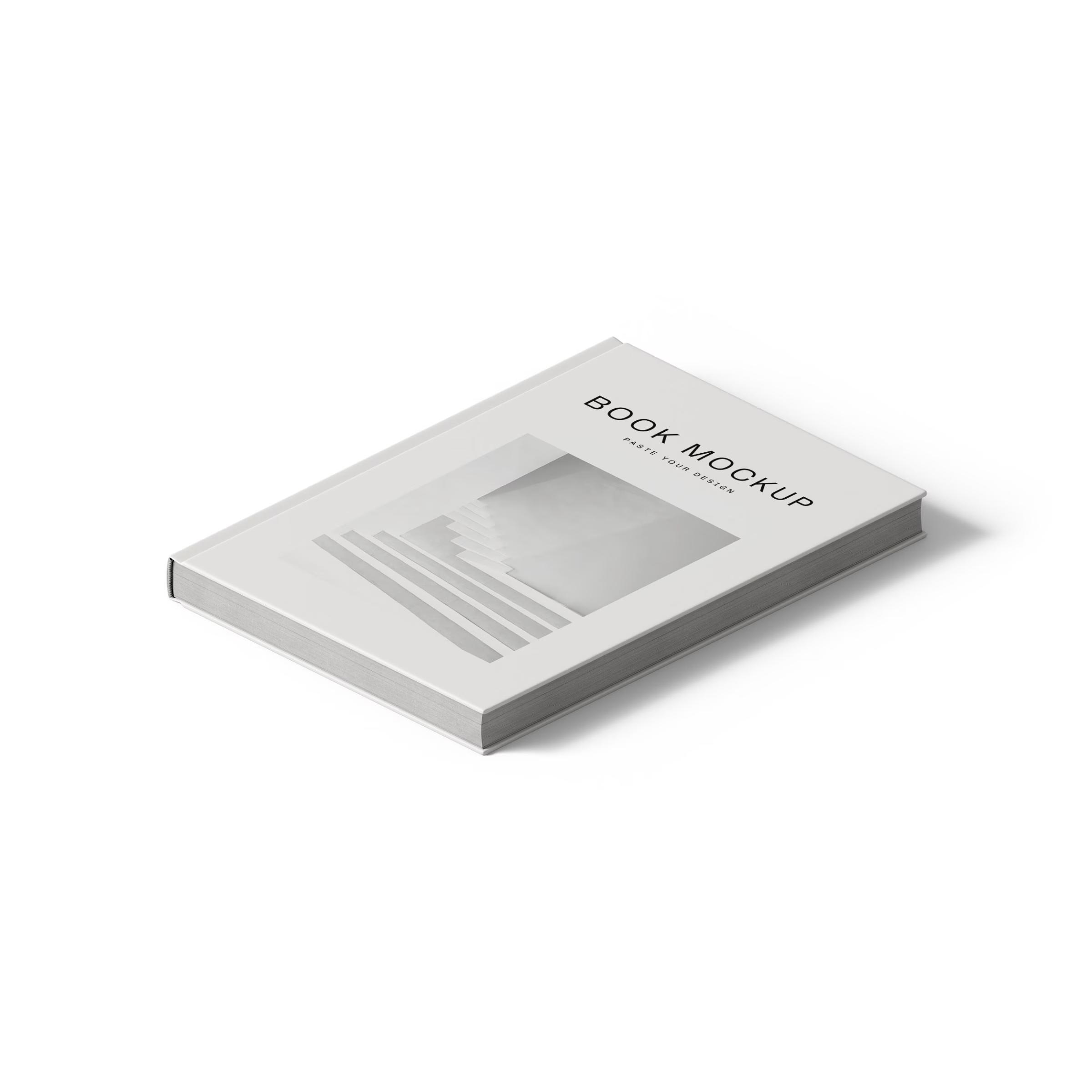 Free Book Mockup V19 Isometric