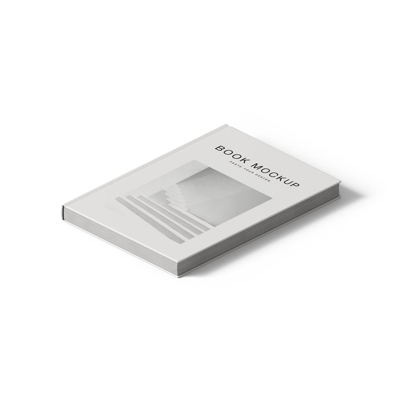 Free Book Mockup V19 Isometric