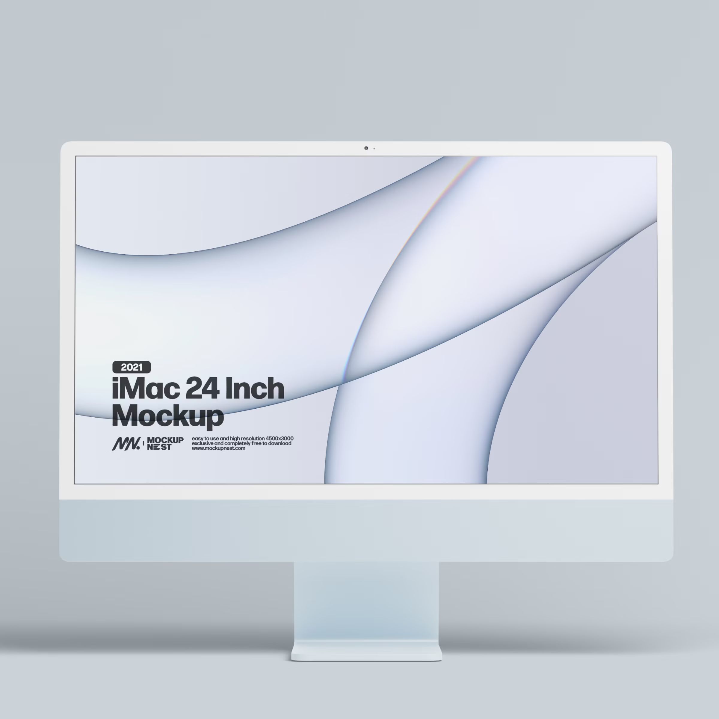 2021 iMac 24 Inch Mockup 2