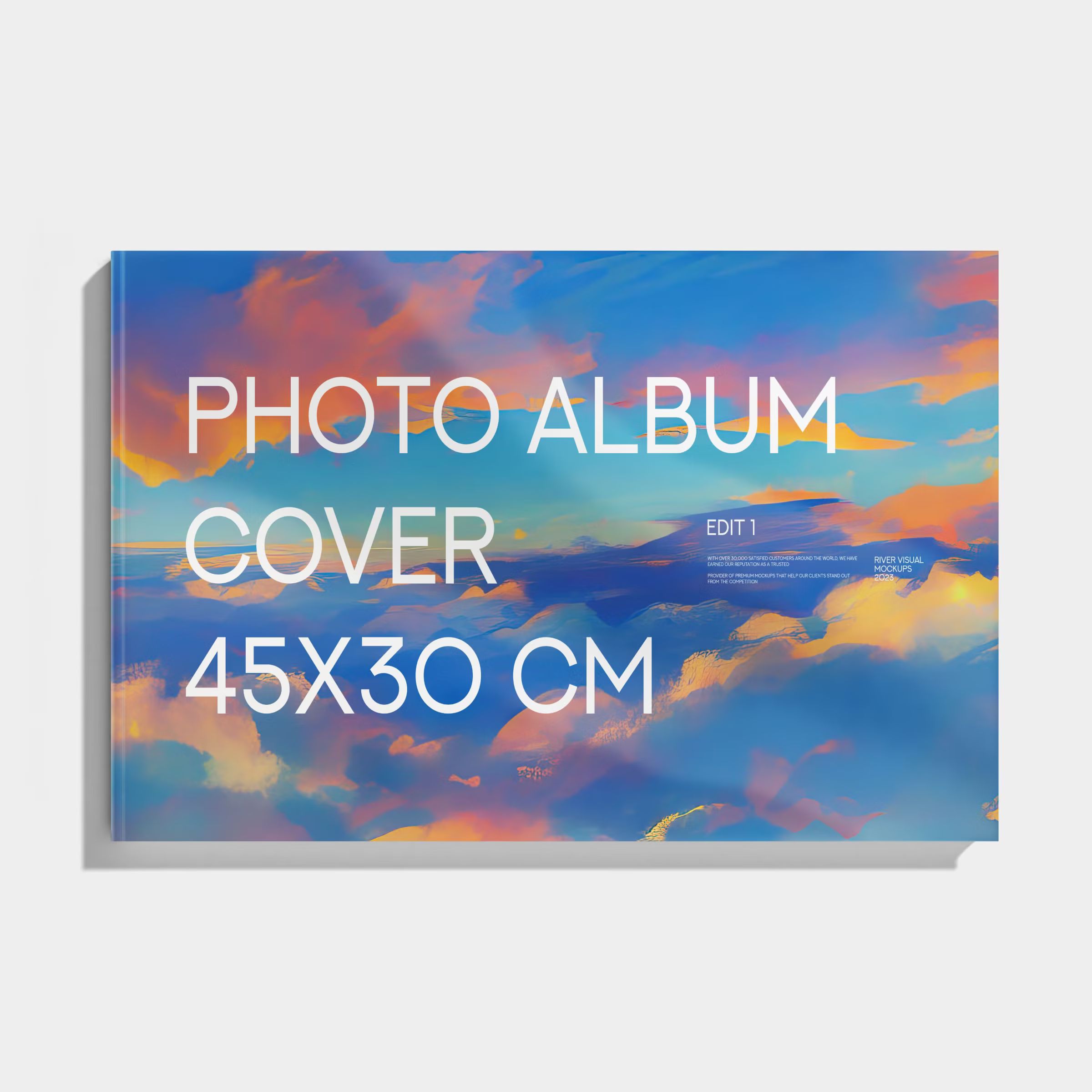 Photo Album Cover Free Mockup