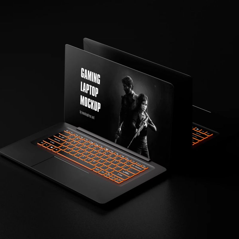 Gaming Laptop Mockup 5