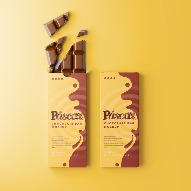 Chocolate Bar Mockup 2