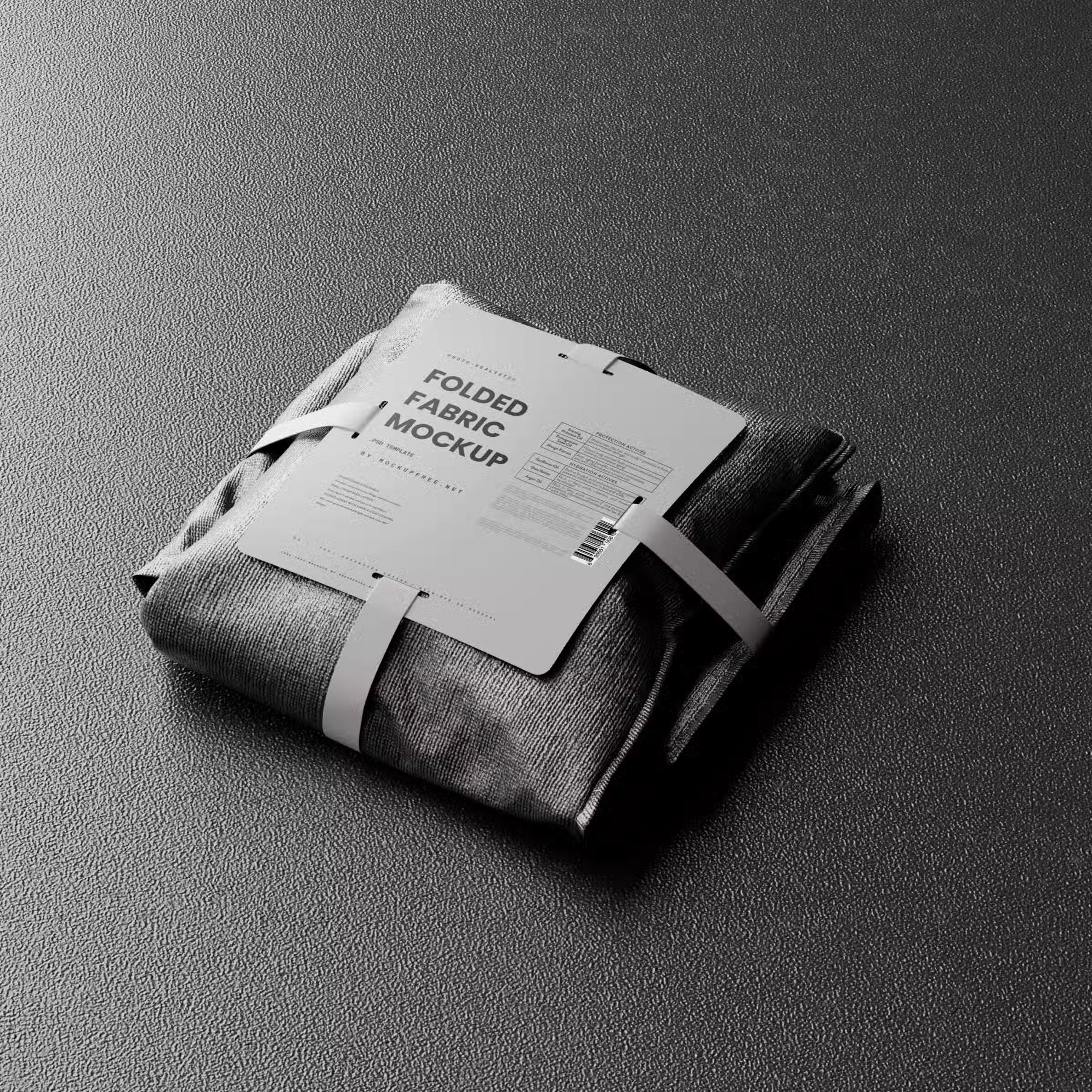 Folded Fabric Mockup 5