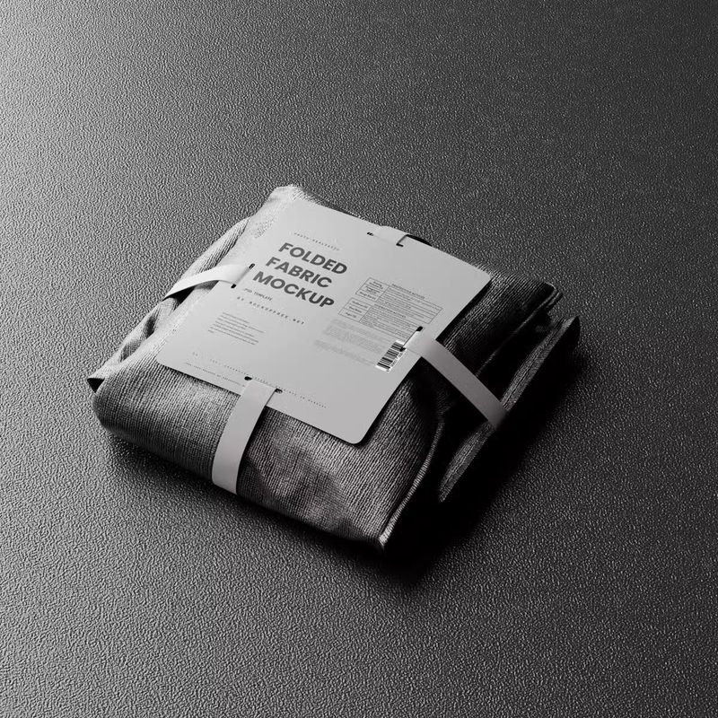 Folded Fabric Mockup 5