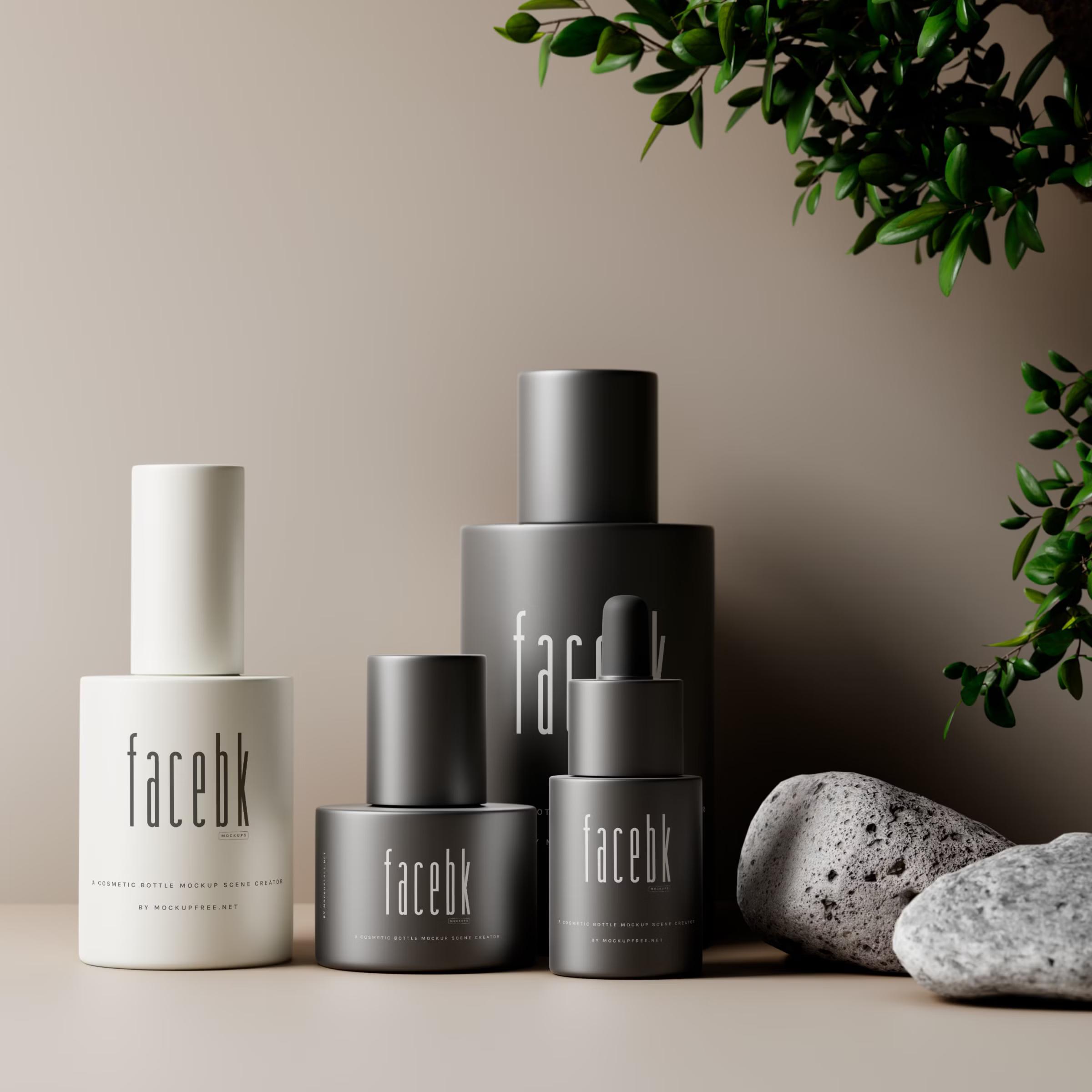 A Cosmetic Branding Mockup Kit 2