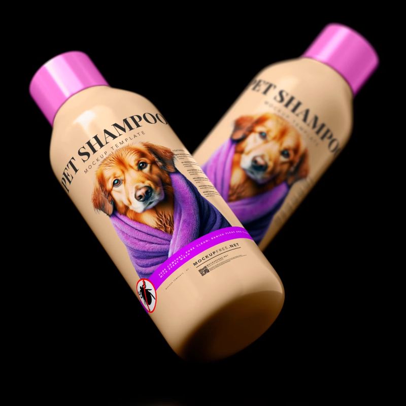 Shiny Plastic Bottle Mockups 3